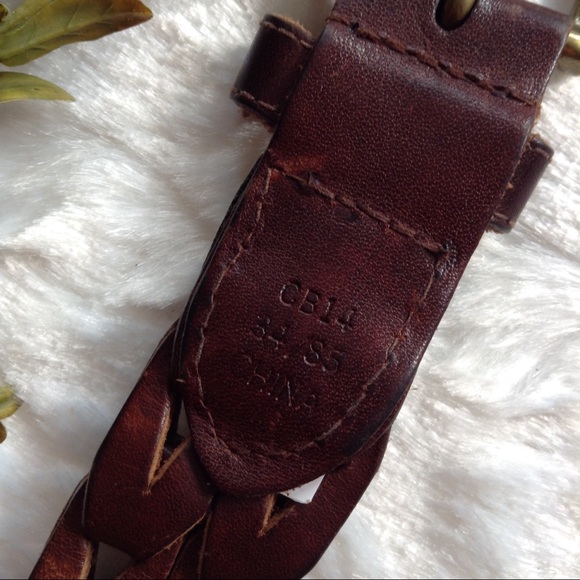 Genuine leather chain belt - Picture 3 of 5